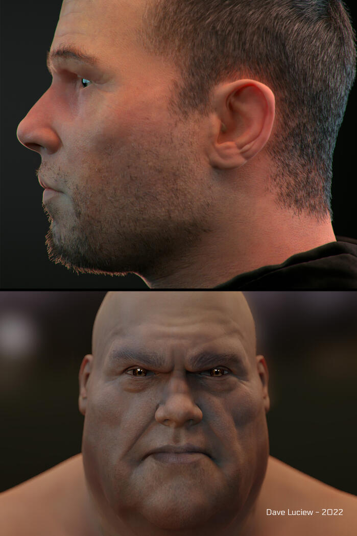 3D Sculpted Characters